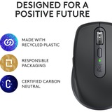 Logitech MX Anywhere 3S muis Grafiet, 200 - 8000 dpi , Bluetooth low energy