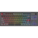 Montech Mkey Darkness TKL RGB mechanisch toetsenbord Zwart, US lay-out (QWERTY), Gateron G Pro Yellow, 80% (TKL)	, Hot-swappable, RGB, PBT