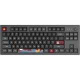 Montech Mkey Darkness TKL, toetsenbord Zwart, US lay-out, Gateron G Pro Yellow, TKL, Hot-swappable, RGB, PBT