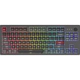 Montech Mkey Darkness TKL, toetsenbord Zwart, US lay-out, Gateron G Pro Yellow, TKL, Hot-swappable, RGB, PBT