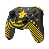 Turtle Beach Rematch draadloze gamingcontroller – Super Mario Star Zwart, Nintendo Switch, Nintendo Switch Lite, Nintendo Switch - OLED-model, Nintendo Switch 2