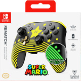 Turtle Beach Rematch draadloze gamingcontroller – Super Mario Star Zwart, Nintendo Switch, Nintendo Switch Lite, Nintendo Switch - OLED-model, Nintendo Switch 2