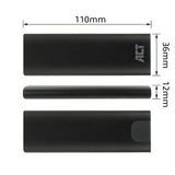 ACT Connectivity USB-C M.2 NVMe / PCIe SSD Behuizing, tool-free externe behuizing Grijs