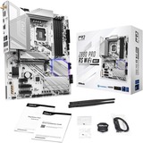 ASRock Z890 PRO RS WiFi White socket 1851 moederbord Wit, RAID, 2.5 Gb-LAN, Wi-Fi 6E, BT, Sound, ATX