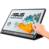 ASUS ZenScreen MB16AMTR 15.6" touchscreen monitor Zwart, Mini-HDMI, 2x USB-C