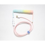 Ducky Coiled Cable V2 - Cotton Candy kabel 