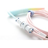 Ducky Coiled Cable V2 - Cotton Candy kabel 