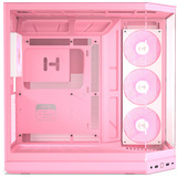 HYTE Y50 RGB Strawberry Milk midi tower behuizing Lichtroze | 2x USB-A | 1x USB-C | RGB | Tempered Glass
