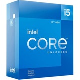 Intel® Core i5-12600KF, 3,7 GHz (4,9 GHz Turbo Boost) socket 1700 processor "Alder Lake", Unlocked, Boxed