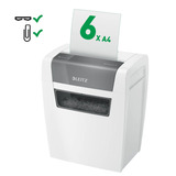 Leitz IQ Home Papiervernietiger P4 papierversnipperaar Wit/grijs