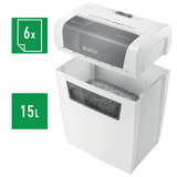 Leitz IQ Home Papiervernietiger P4 papierversnipperaar Wit/grijs