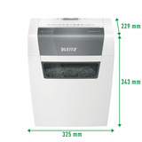Leitz IQ Home Papiervernietiger P4 papierversnipperaar Wit/grijs