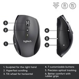 Logitech M705 Wireless Marathon Mouse antraciet, 1000 Dpi