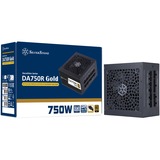 SilverStone DA750R Gold modulaire 750 watt voeding  Zwart, 4x PCIe