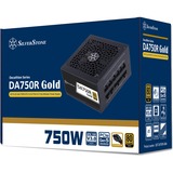 SilverStone DA750R Gold modulaire 750 watt voeding  Zwart, 4x PCIe