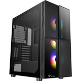 Thermaltake Versa T26 TG ARGB midi tower behuizing Zwart | 2x USB-A | RGB | Window