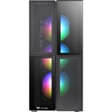 Thermaltake Versa T26 TG ARGB midi tower behuizing Zwart | 2x USB-A | RGB | Window