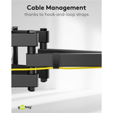 goobay TV Wall Mount Basic FULLMOTION (L) monitorarm Zwart