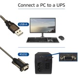 ACT Connectivity USB naar Serieel Converter (Basic Version) adapter Zwart