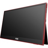 AOC 16G3 16" gaming monitor Zwart/rood, 1x HDMI, 1x Micro-HDMI, 1x USB-C 3.2 (5 Gbit/s), 144 Hz