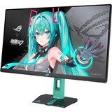 ASUS ROG Strix XG27ACMEG-G Hatsune Miku Edition 27" gaming monitor Zwart/turquoise, 260 Hz, HDMI, DisplayPort, USB-C, AMD Free-Sync
