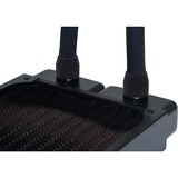 Alphacool Alpha HF c Fitt TPV Me 12,7/7,6mm str bk verbinding Zwart