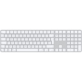 Apple Magic Keyboard met Touch ID en numeriek toetsenblok, toetsenbord Grijs/wit, NL lay-out, Bluetooth