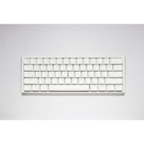 Ducky One 3 Classic Pure White Mini, toetsenbord Wit, US lay-out, Cherry MX Red, RGB led, Double-shot PBT, Hot-swappable, QUACK Mechanics, 60%