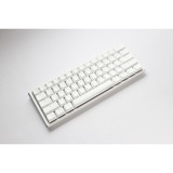 Ducky One 3 Classic Pure White Mini, toetsenbord Wit, US lay-out, Cherry MX Red, RGB led, Double-shot PBT, Hot-swappable, QUACK Mechanics, 60%