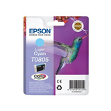 Epson Inkt - T0805 C13T08054011, 'Kolibrie', Licht-cyaan, Retail