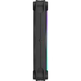 Fractal Design Momentum 14 RGB Black case fan Zwart, 4-pin PWM connector, ARGB Gen 2 (20 LEDs)