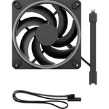 Fractal Design Momentum 14 RGB Black case fan Zwart, 4-pin PWM connector, ARGB Gen 2 (20 LEDs)