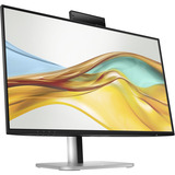 HP 524pm 23.8" monitor Zwart/zilver, HDMI, DisplayPort, USB-C, Audio, Webcam