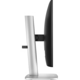 HP 524pm 23.8" monitor Zwart/zilver, HDMI, DisplayPort, USB-C, Audio, Webcam