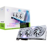 MSI GeForce RTX 5080 16G GAMING TRIO OC WHITE grafische kaart Wit, 3x DisplayPort, 1x HDMI