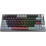 Montech Mkey Pro Darkness RGB mechanisch toetsenbord Zwart, US lay-out (QWERTY), Gateron G Pro Yellow, 75%, Hot-swappable, RGB, Double-Shot PBT, USB-C | 2.4 GHz | Bluetooth 5.2