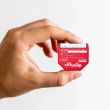Shelly Wave 1PM EU LR schakelaar Rood, Z-wave, Z-wave+