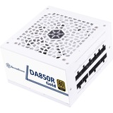 SilverStone SST-DA850R-GMA-WWW modulaire 850 watt voeding  Wit, 4x PCIe, 1x 12VHPWR, 4x PCIe, Kabel-Management