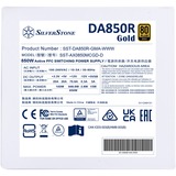 SilverStone SST-DA850R-GMA-WWW modulaire 850 watt voeding  Wit, 4x PCIe, 1x 12VHPWR, 4x PCIe, Kabel-Management