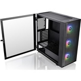 Thermaltake Divider H570 TG ARGB midi tower behuizing Zwart | 2x USB-A | Window