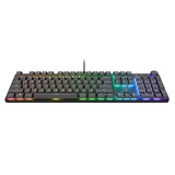 Trust GXT 866 Torix Mechanisch Gaming Toetsenbord  Zwart, US lay-out, Huano Red, met RGB-verlichting
