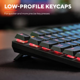 Trust GXT 866 Torix Mechanisch Gaming Toetsenbord  Zwart, US lay-out, Huano Red, met RGB-verlichting