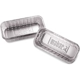 Weber Aluminium lekbakjes druipschaal Zilver, 10 stuks