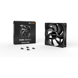 be quiet! Pure Wings 3 120mm PWM case fan Zwart, 4-pin PWM fan-connector