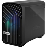 Fractal Design Torrent Nano RGB Black TG Light Tint midi tower behuizing Zwart | 2x USB-A | 1x USB-C | RGB | Tempered Glass