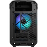 Fractal Design Torrent Nano RGB Black TG Light Tint midi tower behuizing Zwart | 2x USB-A | 1x USB-C | RGB | Tempered Glass