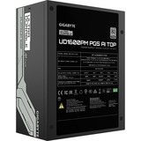 GIGABYTE UD1600PM PG5 AI TOP modulaire 1600 watt voeding  Zwart, 8x PCIe