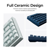 Keychron Q16 HE 8K Magnetic Switch Keyboard Blauw, US lay-out (QWERTY), Keychron Ultra-Fast Lime, 65%, RGB, Hot swap, 8K