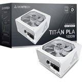 Montech TITAN PLA modulaire 1000 watt voeding  Wit, 2x PCIe