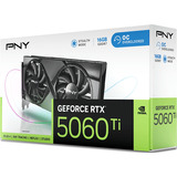 PNY GeForce RTX 5060 Ti OC 16GB grafische kaart DLSS 4, 3x DisplayPort, 1x HDMI 2.1